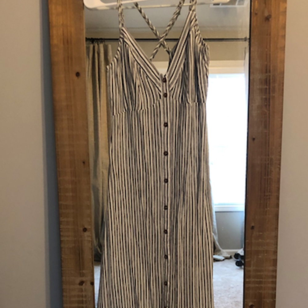 Blue and White Sundress